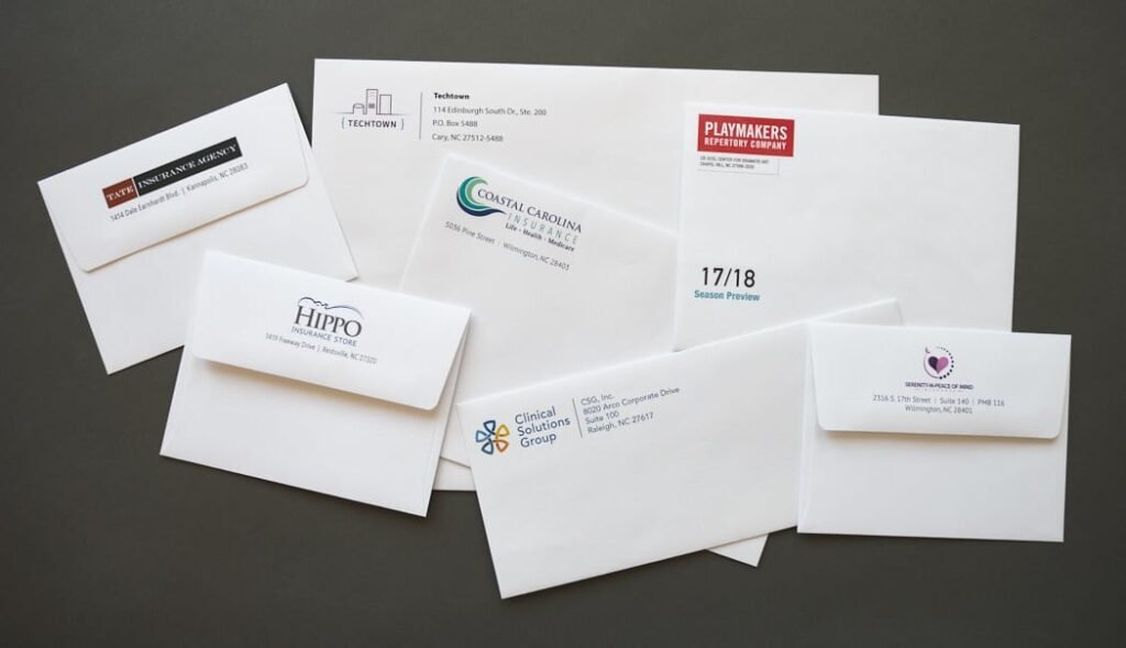 Envelope Printing Exmouth