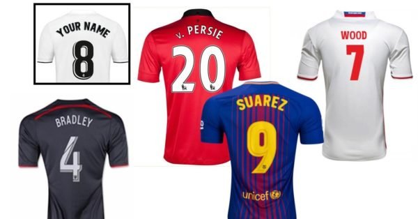 Football Shirt Printing Exmouth 